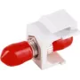 LWL-keystone-stekker ShiverPeaks 08-10221 ST-ST simplex multimode (MM) rood