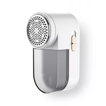 Pluizenrazer ESPERANZA ECS010 compacte elektrische pluizenverwijderaar, 6 messen, RVS, kop Ø5,3 cm, oplaadbaar 485 mAh, 60 min looptijd, wit