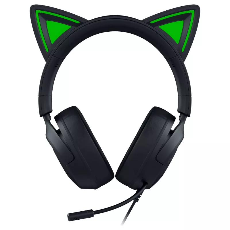Bedrade gaming-headset Razer Kraken Kitty V3 X — on-ear, ingebouwde microfoon