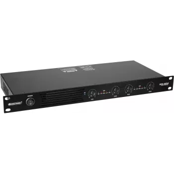 4-kanaals Class-D eindversterker Omnitronic XDA-1204 1200W RMS