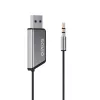Savio TR-16 transmitter AUX-adapter met handsfree functie, Bluetooth 5.3, Google Assistant/Siri
