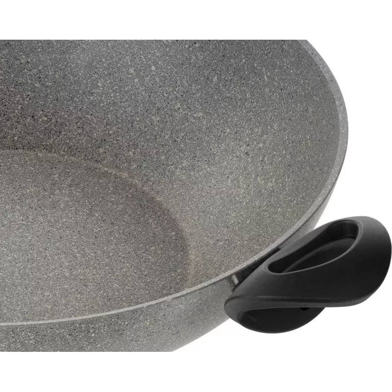 Wokpan Ballarini Ferrara FERR8KD.36D 36 cm, granietcoating, twee handgrepen en deksel