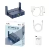 Draagbare router Cudy TR3000 AX3000 Wi‑Fi 6, Gigabit Ethernet WAN/LAN, USB-A, externe antennes, blauw