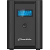 PowerWalker VI 1200 SHL line-interactive UPS 1200 VA (1,2 kVA), 600 W, 4 uitgangen (2x Schuko, 2x IEC C13), USB, LCD, zwart