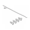 DeLOCK 19 inch Keystone patchpanel 48 poorten met trekontlasting 2U zwart