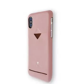 VixFox telefoon-achterkant voor iPhone XSMAX met kaarthouder, roze