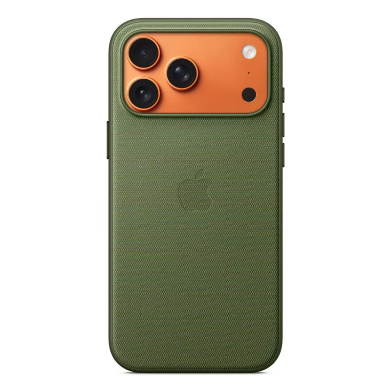 Cover Apple iPhone 17 Pro Max TechWoven Case met MagSafe groen