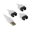 USB-hub Lian Li PW-U2TPAW Type-A-stekker 1-naar-3 IDC 9-pins