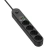 Stekkerdoos ColorWay CW-CHE44PDB — 4 stopcontacten, 2 USB-poorten