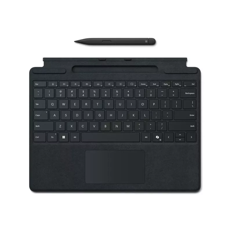 Microsoft Surface Pro toetsenbord met slank Pen QWERTY Engels zwart