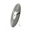 NeXtime klok 5163 Little Spinning Time, Ø20 cm, wand, zwart
