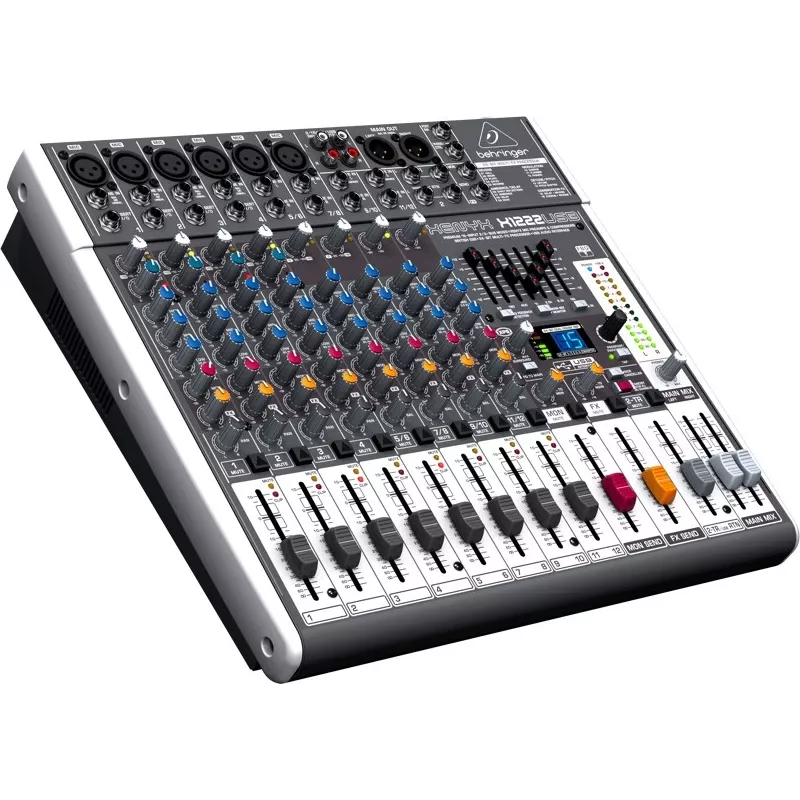Behringer X1222USB audiomixer 4 kanalen