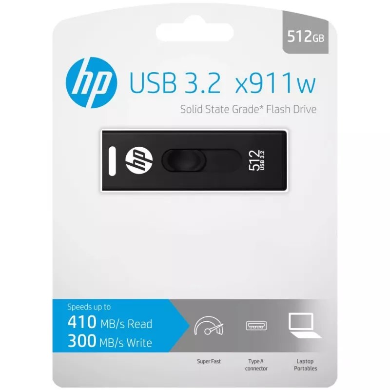 USB-stick 512GB HP USB 3.2 USB HPFD911W-512