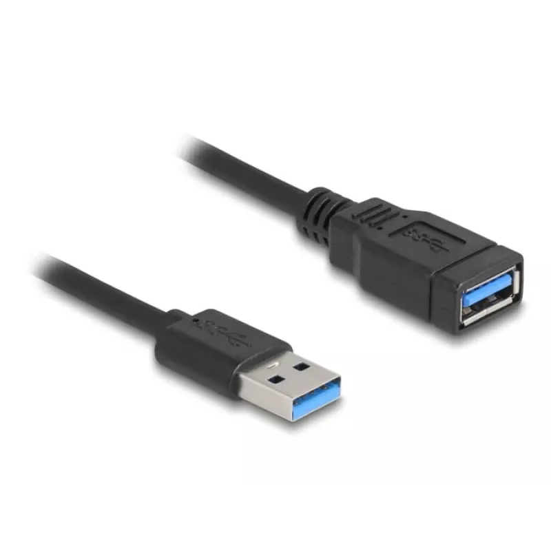 USB-kabel DeLOCK 90367 0,6 m USB A zwart