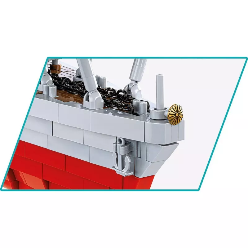 Bouwsteenset COBI IJN Akagi vliegdekschip 3573 onderdelen