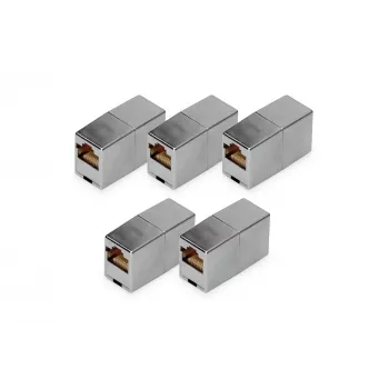 RJ45 modulaire koppeling Digitus DN-93901-5 5 stuks verguld zilver