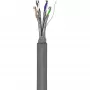 Wentronic Goobay CAT 6 netwerkkabel, S/FTP (PiMF), grijs, 305 m – CCA koper mix, AWG 23/1 (solid), PVC (95696)