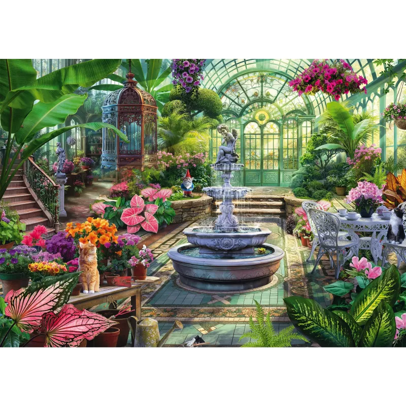 Jeff Haynie: Victorian Greenhouse, puzzel 1000 stukjes