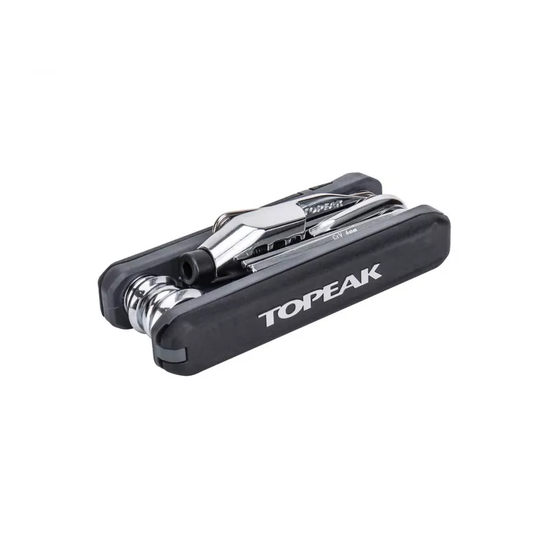 Multitool Topeak Hexus X zwart roestvrij staal 90mm