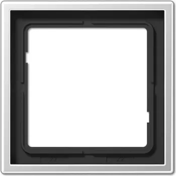 Wandgemonteerde weerbestendige schakelaarafdekking, Jung AL 2981, aluminium, IP44
