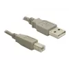 USB-kabel DeLOCK 82216 USB 2.0 3 m USB A USB B grijs