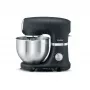 Keukenmachine Severin KM 3898 1000 W 5,5 L zwart geborsteld staal zilver