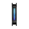 Thermaltake Riing 14 LED 256 Color CL-F043-PL14SW-B behuizingventilatoren 140 mm, 3-pack, 600–1400 rpm, 4-pins