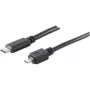USB-kabel Micro-USB B USB C ShiverPeaks BS77145-1.0 1m zwart