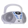 Blaupunkt BB7-WH draagbare stereoset digitaal 2.4 W FM grijs MP3-weergave