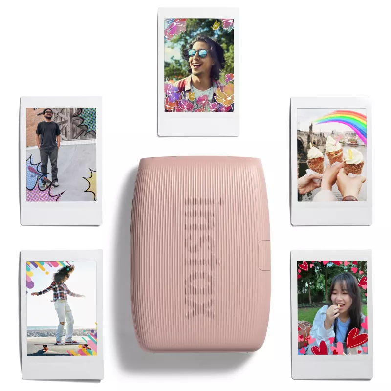 Fotoprinter Fujifilm Instax Mini Link 3 roze Bluetooth draagbare instantprinter