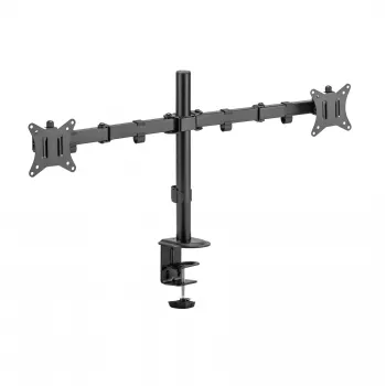 Monitorwandbeugel SBOX LCD-352/2-2 voor 13–32 inch schermen, dubbele arm, 2×8 kg draagvermogen, VESA 100×100