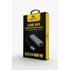 Gembird A-AMU3-LAN-01 USB-A naar Gigabit LAN-adapter met 3-poorts USB 3.0-hub, zwart