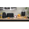 Toaster Smeg 50's Style TSF01BLMEU 2 sneetjes zwart roestvrijstaal