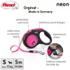 Flexi New Neon S 5 m honden-automatische riem