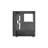 PC-behuizing AEROCOOL PGS DESIGNER-G-BK-v1 ATX-midi-tower, gehard glas, 4 RGB-ventilatoren, ondersteunt ATX, GPU 34,5 cm, CPU-koeler 158 mm