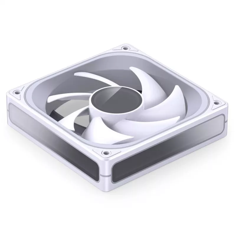 120mm PWM ARGB behuizingsventilator Jonsbo ZB-120 wit, model ZB-120W