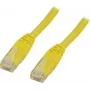 Netwerkkabel Deltaco UTP Cat6 RJ-45 1 m geel