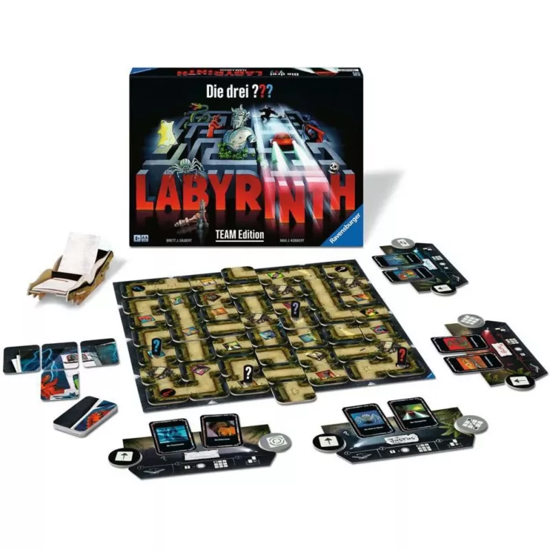 Die drei Labyrinth - Team Edition, bordspel