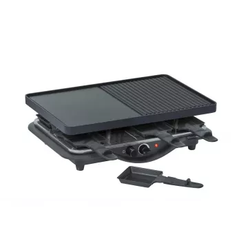Raclette-grill Steba RC 28 8 personen 1400 W zwart chroom