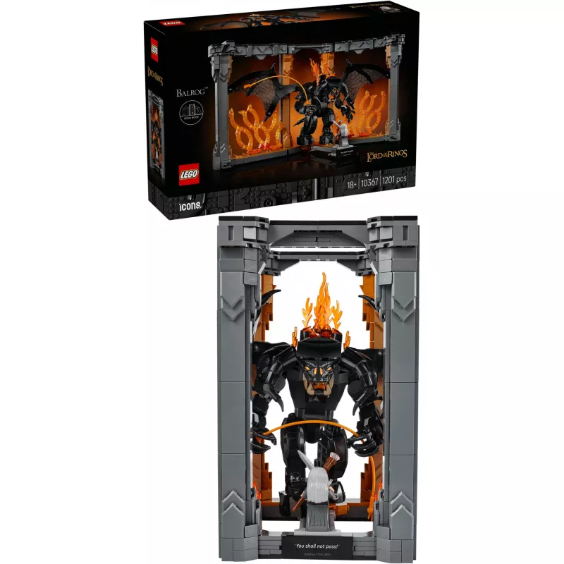 LEGO ICONS 10367 In de ban van de ring: Balrog Book Nook