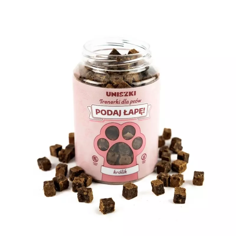 Hondentrainingssnacks UNISZKI Trainers konijnensmaak 150 g zakje