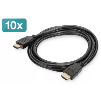 HDMI-kabel Digitus AK-990920-020-S 2 m verpakking van 10 stuks