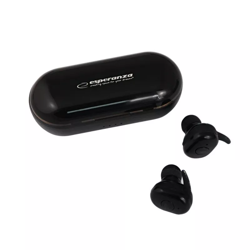Esperanza TWS CARDERA koptelefoon draadloos in-ear bellen/muziek Bluetooth zwart