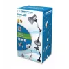Tafellamp ESPERANZA AVIOR E27 12W LED, zwart, in hoogte verstelbaar, flexibele arm, E27-fitting