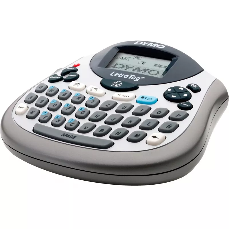 Labelprinter Dymo LetraTag LT-100T met QWERTZ-toetsenbord, draagbare thermische labelprinter