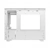 Computerbehuizing DeepCool CH160 PLUS WH small form factor wit, microATX, gehard glas, USB-C