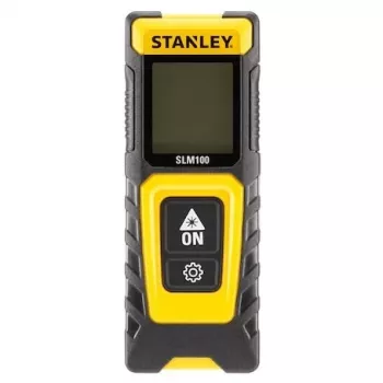 Afstandsmeter STANLEY SLM100 — laserbereik 30 m, compacte handmeter