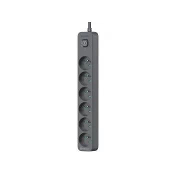 Stekkerdoos TRACER TRALIS47025 1,8 m kabel, 6 stopcontacten