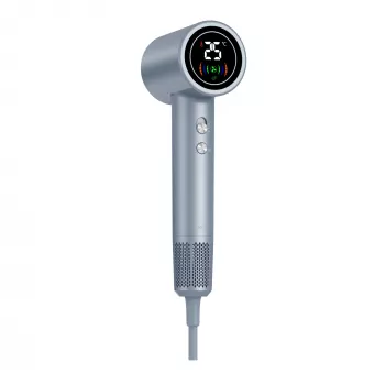 Haardroger DENVER HDD-1400S 1400 W, zilver, 110–240 V, kabel 1,8 m, 70×89×280 mm