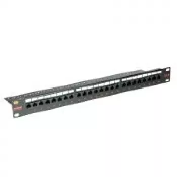 ROLINE Cat. 6 / Class E 48,30cm (19)-patchpaneel, 24P, onafgeschermd, zwart (26.11.0362)